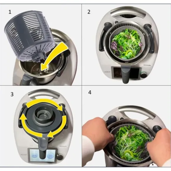 Salladskorg för grönsaker och frukter till Thermomix SaladBasket TM6 TM5 TM Friend