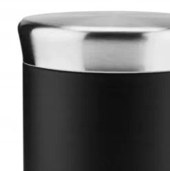 Saltkar salt krydda svart glas dekorativ 150 ml