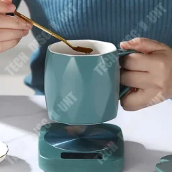 Sammänskare - TECH DISCOUNT - Keramisk mugg - 55°C - USB - 16W
