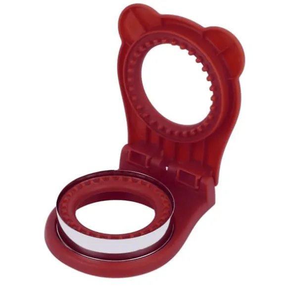 Sandwich Cutter Form Manuell Kaka Bröd Cutter Sealer Tool Rund för kök Matlagning Röd