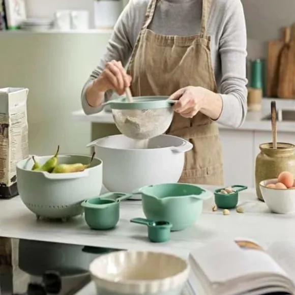 Sats med blandskålar - Joseph Joseph - Nest™ 9 Plus - 9 delar - Grön - Modern design