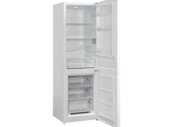 Scandomestic CBF315WE - Kylskåp/frys - bottenfrysskåp - bredd: 59.5 cm - djup: 60 cm - höjd: 186 cm - 315 liter - Klass E - vit