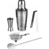 Secret de Gourmet bartender för drinkar, shaker 600 ml, metall, 5 element