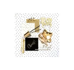Servetter 'Gold metallic'
