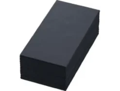 Serviet Bio Dunisoft 40x40 cm 1/8-fold sort,6 pk x 60 stk/krt