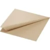 Serviet Duni Natural brown 40 x 40 cm 3-lag 1/8 fold Brun,5 pk x 250 stk/krt