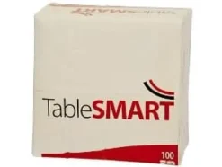 Serviet TableSMART 40x40 cm 3-lag 1/8-fold Hvid,10 pk x 100 stk/krt