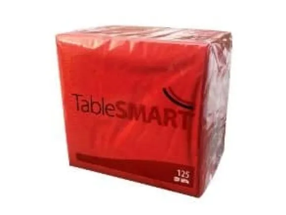 Serviet TableSMART 33x33 cm 3-lag Rød,125 stk/pk