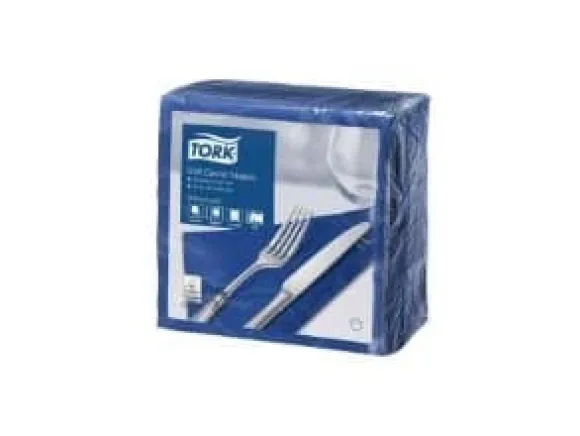 Serviet Tork 39x39 cm 3-lag Blå,12 pk x 100 stk/krt