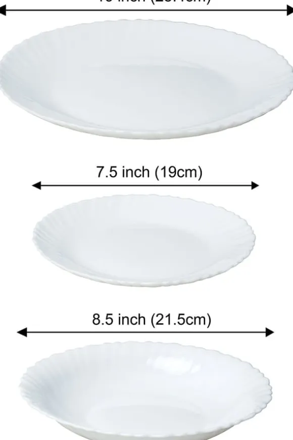 Servis Set 18 stycken tallrikar för 6 personer KINGHOFF KH-1875