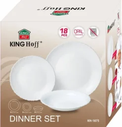 Servis Set 18 stycken tallrikar för 6 personer KINGHOFF KH-1875