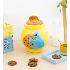 Sesame Street Cookie Monster Biscuit box