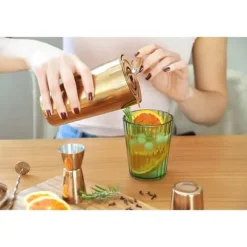 SET COCKTAIL I STÅL IDÉ GÅVOSHAKER