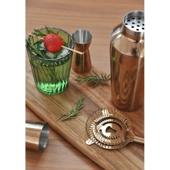 SET COCKTAIL I STÅL IDÉ GÅVOSHAKER