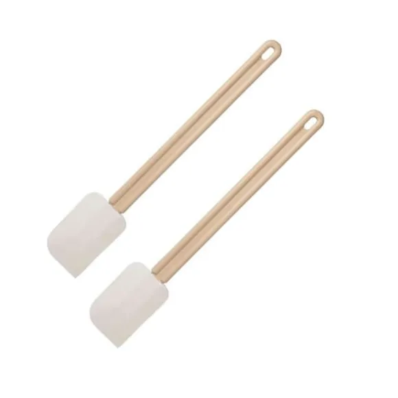 Set med 2 bak- och matlagningsspadar - FACKELMANN - Hartshandtag - 42 cm