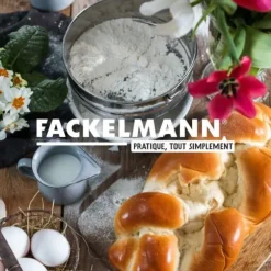 Set med 2 extra fina kökssiktar i rostfritt stål - FACKELMANN - Basic - 18 cm