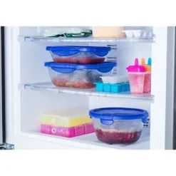 Set med 7 förvaringsbehållare - PYREX - Cook & Go - Glas - Lufttätt lock