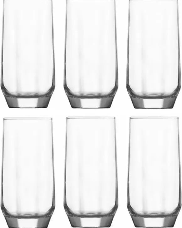 Set med 6 longdrinkglas 385 ml Diamond LAV