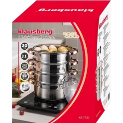 Set med ånggrytor 20 cm 5 stycken KLAUSBERG KB-7730 ångbåt