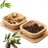 SET MED 2 x 30 ml SKÅLAR + BAMBUBRACK DOPPLATTA FÖR APPETITARE OCH SUSHISÅS