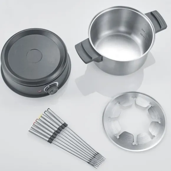 SEVERIN Fondue - FO2473 - Kapacitet 1,4 l - Upp till 8 personer - Justerbar termostat - 1500 W