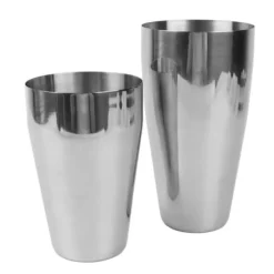 Shaker Cocktail Tin 2 lager 800 och 600 ml välförseglade cocktailshakers i rostfritt stål för bartender