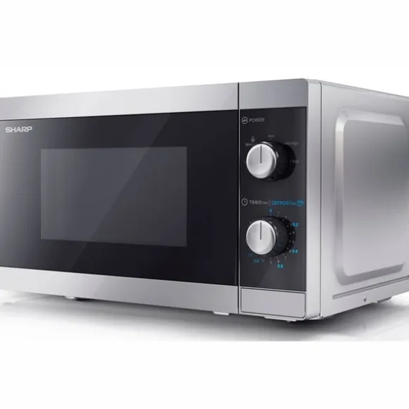 Sharp Microvågsugn 20l Mekanisk panel 800W Silver