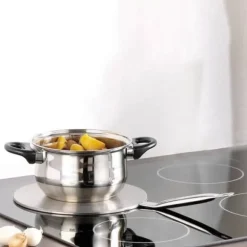 SHOP-STORY - INDUKTIONSOMvandlarskiva: Rostfri adapter för induktionshäll