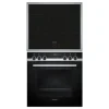 Siemens HE517BBS4 + EI645CFB6E, Induktionshäll med zon, 4 zone(s), Glass-keramisk, Svart, Röra, 58,3 cm