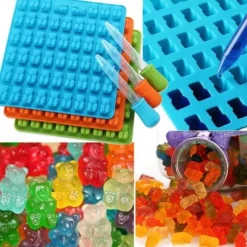 Silikonform GUMMIES BEARS med pipett