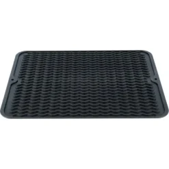Silikonmatta för disk, svart, 40x30 cm