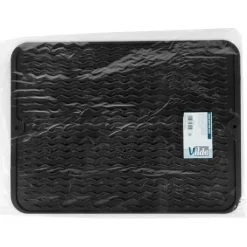 Silikonmatta för disk, svart, 40x30 cm