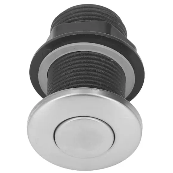 Sinktop Air Switch Kit - Tryckknapp i rostfritt stål med 1,5 m slang för kökssophantering Elektrisk varmvattenberedare