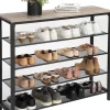 Skohylla - Skoförvaring med 4 hyllor Industriell Design 100 x 30 x 92,5 cm