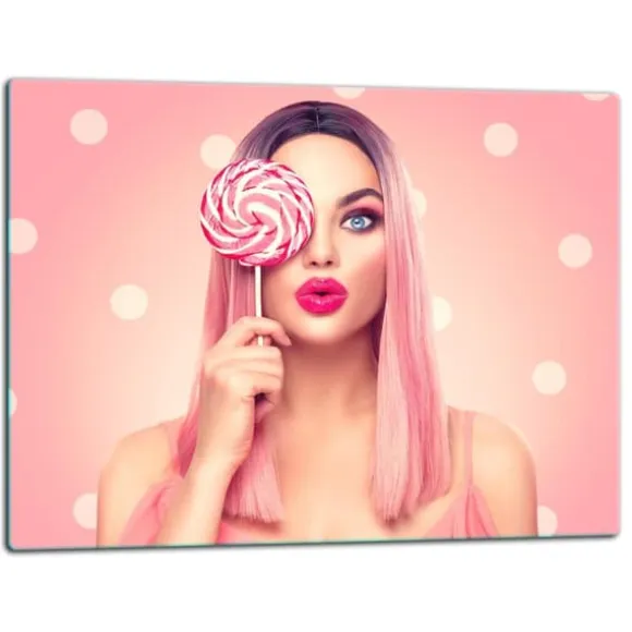 SKÄRBRÄDA I GLAS 52x40 BARBIE
