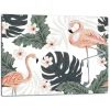SKÄRBRÄDA I GLAS 52x40 FLAMINGO