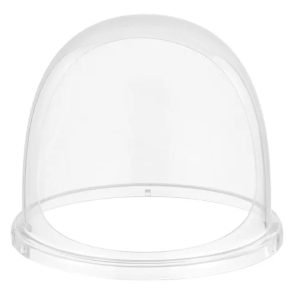 Skyddskåpa till sockervaddsmaskin - Akrylkupol med bubbelskydd - Kompatibel med 38,1 cm sockervaddsmaskiner - Vindskydd - Räfflad botten - Transparent | CDON