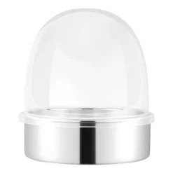Skyddskåpa till sockervaddsmaskin - Akrylkupol med bubbelskydd - Kompatibel med 38,1 cm sockervaddsmaskiner - Vindskydd - Räfflad botten - Transparent | CDON