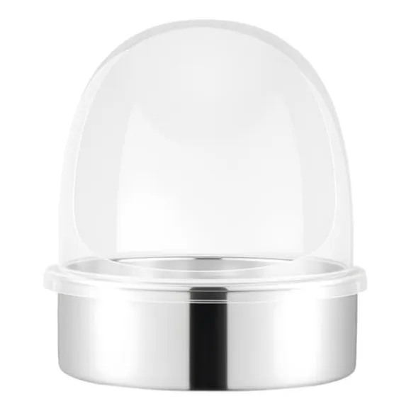 Skyddskåpa till sockervaddsmaskin - Akrylkupol med bubbelskydd - Kompatibel med 38,1 cm sockervaddsmaskiner - Vindskydd - Räfflad botten - Transparent | CDON