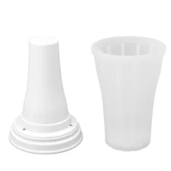Slushie Maker Cup Snabbfryst 150ml Dryckstillverkning med stor kapacitet med lock för Summer White