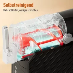 Slushmaskin, snabb kylning, omrörningsfunktion, 2,4 L, ljusfunktion, svart