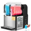 Slushy Maskin 4Lx2, Margarita & Smoothie, Frysta Drycker, Perfekt för Fester, Hög Kvalitet, Enkel Användning, Snabb och Effektiv