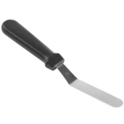 Smal vinkelspatel tillverkad av rostfritt stål 110mm - Hendi 855775