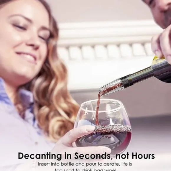 Snabbluftande Vin Häll Karaff Fast Aerating Wine Pourer Decanter