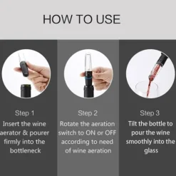 Snabbluftande Vin Häll Karaff Fast Aerating Wine Pourer Decanter