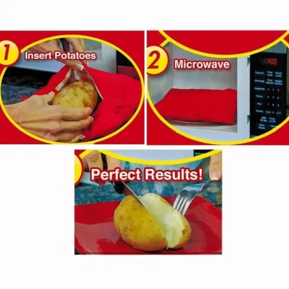 Snabbmatlagningspåse för potatis/potatis Snabbmatlagning för mikrovågsbakad potatis