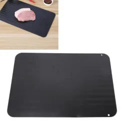 Snabbupptiningsbricka Hem Restaurang Kök Aluminiumlegering Mellow upptiningstallrik för kött och mat L