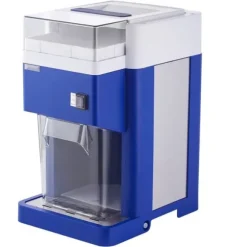 Snökonmaskin - Elektrisk Iskross - Kommersiell - 1,8 L Kapacitet - 300 W Motor - Rostfria Stålblad - Fin och Fluffig Is - För Hem och Restaurang - Blå | CDON