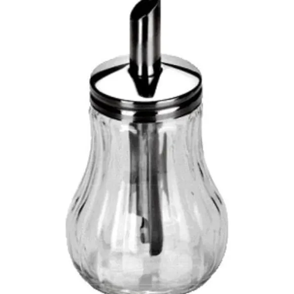 Sockerströare med dosering - IBILI - Clasica - Kropp i glas - Hälllock i rostfritt stål - Volym 0,25 L