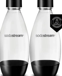 Sodastream DWS Fuse dricksflaska, svart, 2 st